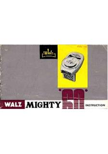 Walz Mighty 60 manual. Camera Instructions.
